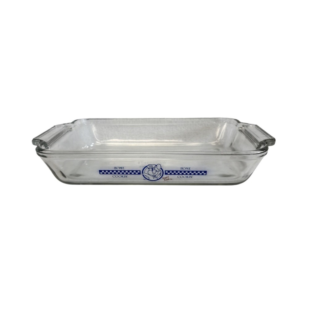 Anchor Hocking Pillsbury Doughboy Glass Baking Dish 2qt Home Cookin